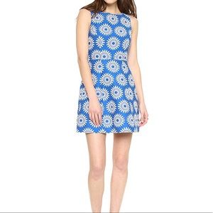 Alice + Olivia Blue & White Epstein Dress (Size 4)